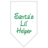 Santa Lil Helper Screen Print Bandana