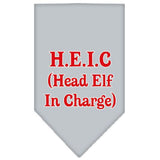 Head Elf In Charge Screen Print Bandana