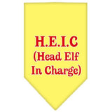 Head Elf In Charge Screen Print Bandana