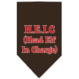 Head Elf In Charge Screen Print Bandana