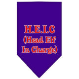 Head Elf In Charge Screen Print Bandana