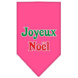 Joyeux Noel Screen Print Bandana