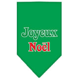 Joyeux Noel Screen Print Bandana