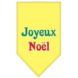 Joyeux Noel Screen Print Bandana