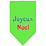 Joyeux Noel Screen Print Bandana