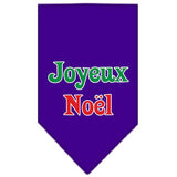 Joyeux Noel Screen Print Bandana