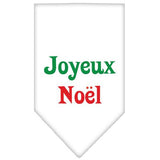 Joyeux Noel Screen Print Bandana