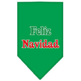 Feliz Navidad Screen Print Bandana