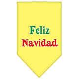 Feliz Navidad Screen Print Bandana