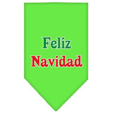 Feliz Navidad Screen Print Bandana