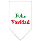 Feliz Navidad Screen Print Bandana