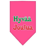 Hyvaa Joulua Screen Print Bandana