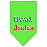 Hyvaa Joulua Screen Print Bandana