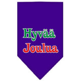 Hyvaa Joulua Screen Print Bandana