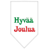 Hyvaa Joulua Screen Print Bandana