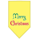 Merry Christmas Screen Print Bandana