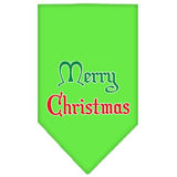 Merry Christmas Screen Print Bandana