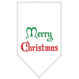 Merry Christmas Screen Print Bandana