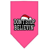 Dont Stop Believin Screen Print Bandana