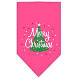 Scribble Merry Christmas Screen Print Bandana