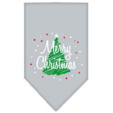 Scribble Merry Christmas Screen Print Bandana