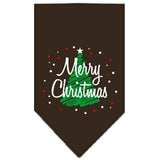 Scribble Merry Christmas Screen Print Bandana