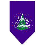 Scribble Merry Christmas Screen Print Bandana