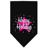 Scribble Happy Holidays Screen Print Bandana