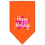 Scribble Happy Holidays Screen Print Bandana