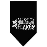 All My Friends Are Flakes Screen Print Bandana