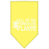 All My Friends Are Flakes Screen Print Bandana