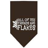 All My Friends Are Flakes Screen Print Bandana