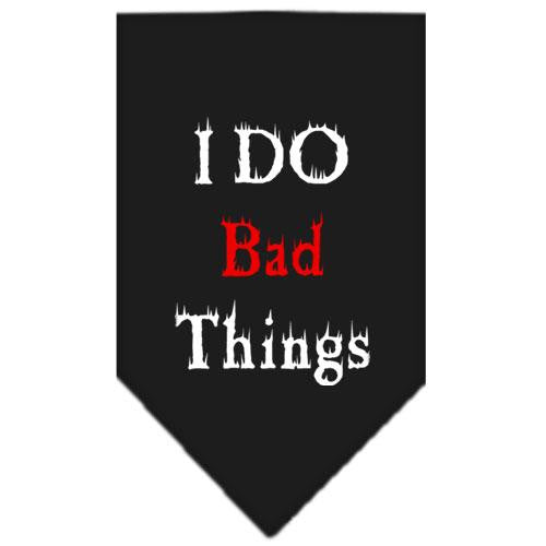 I Do Bad Things Screen Print Bandana