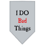 I Do Bad Things Screen Print Bandana