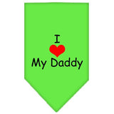 I Heart My Daddy Screen Print Bandana