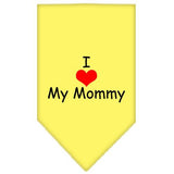 I Heart My Mommy Screen Print Bandana