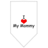 I Heart My Mommy Screen Print Bandana