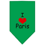 I Heart Paris Screen Print Bandana