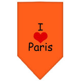 I Heart Paris Screen Print Bandana