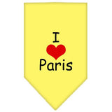 I Heart Paris Screen Print Bandana