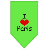 I Heart Paris Screen Print Bandana