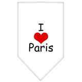 I Heart Paris Screen Print Bandana