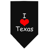 I Heart Texas Screen Print Bandana