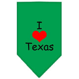 I Heart Texas Screen Print Bandana