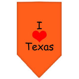 I Heart Texas Screen Print Bandana