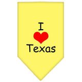 I Heart Texas Screen Print Bandana