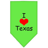 I Heart Texas Screen Print Bandana