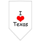 I Heart Texas Screen Print Bandana