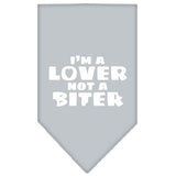 I'm A Lover Not A Biter Screen Print Bandana