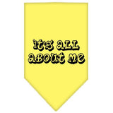 It's All About Me Screen Print Bandana